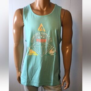 PUMA X Diamond Supply Co. Aruba Blue Tank Size M